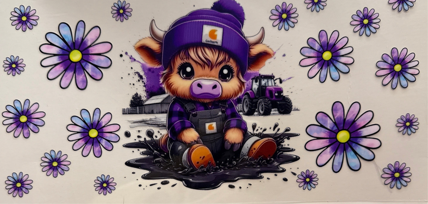 Purple carhartt cow