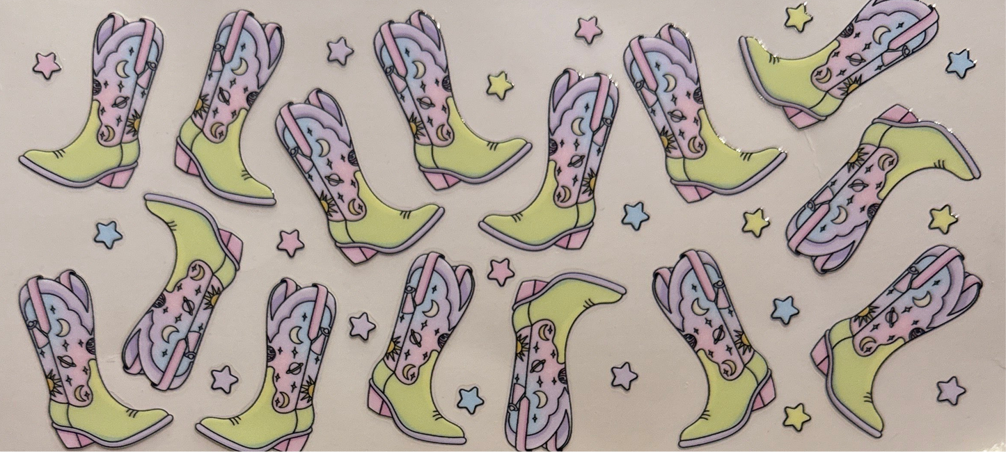 Pastel boots