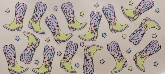 Pastel boots